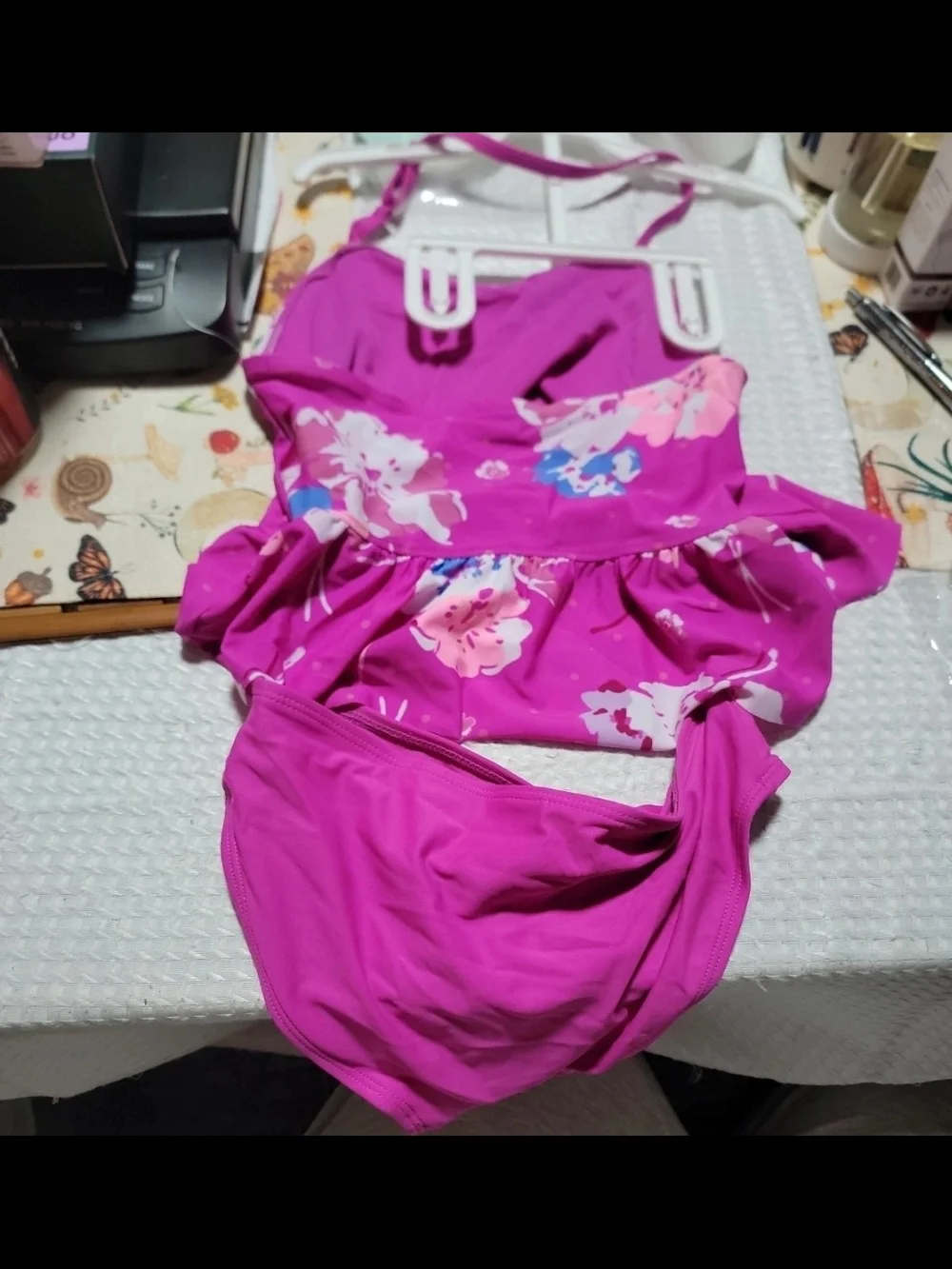 Old Navy girls 2 piece bathing suit size large